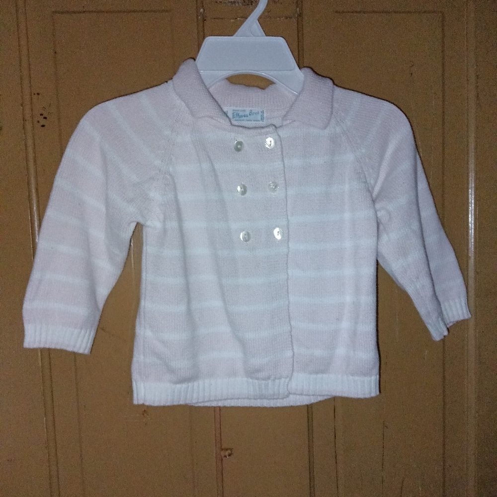 Feltman Bros Light Pink Striped Sweater